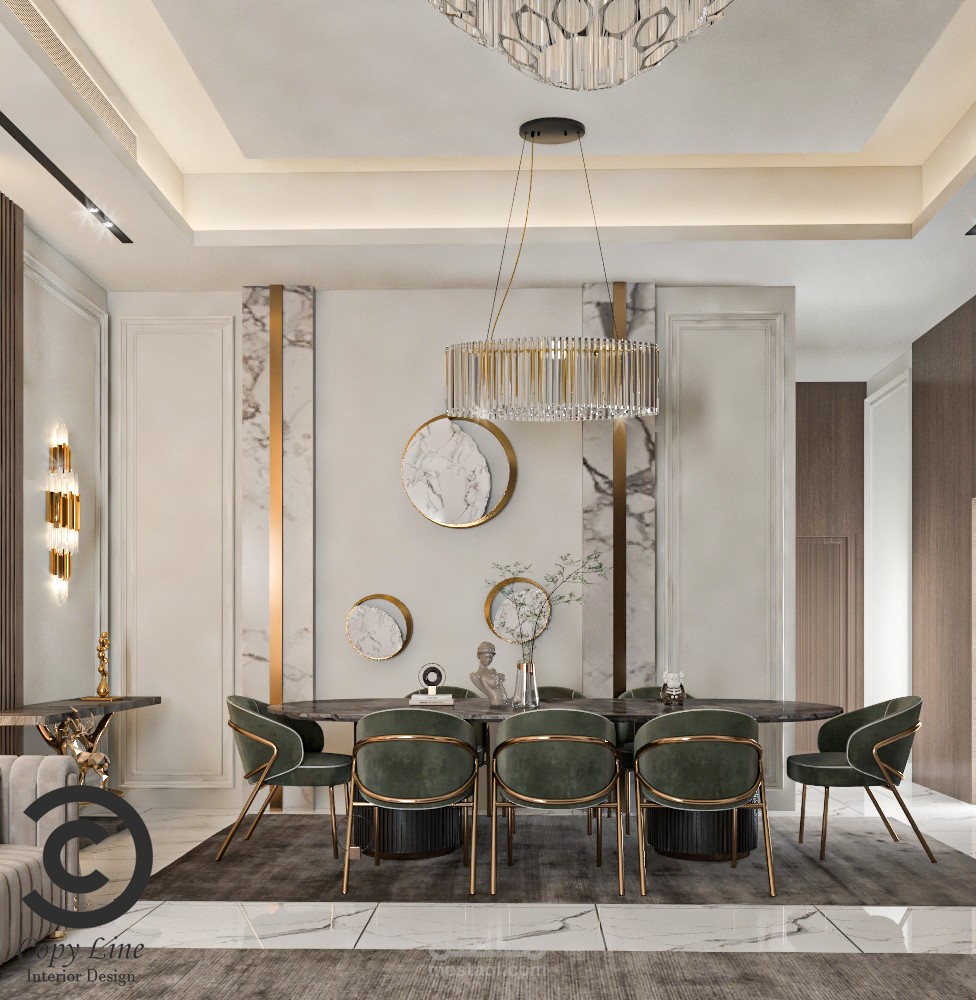 تصميمي لفراغ طعام في دولة الإمارات