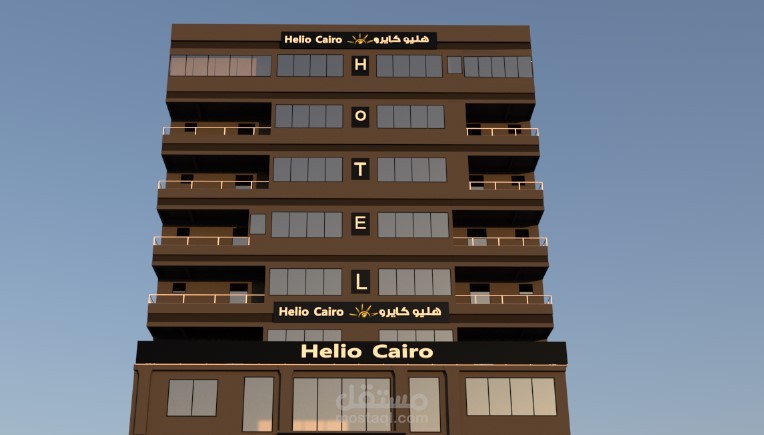 تصميم خارجي للفندق