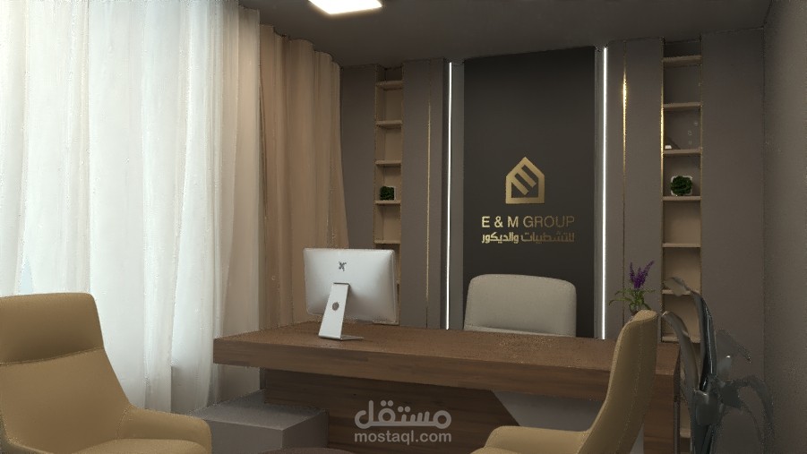 تصميم مكتب ديكور