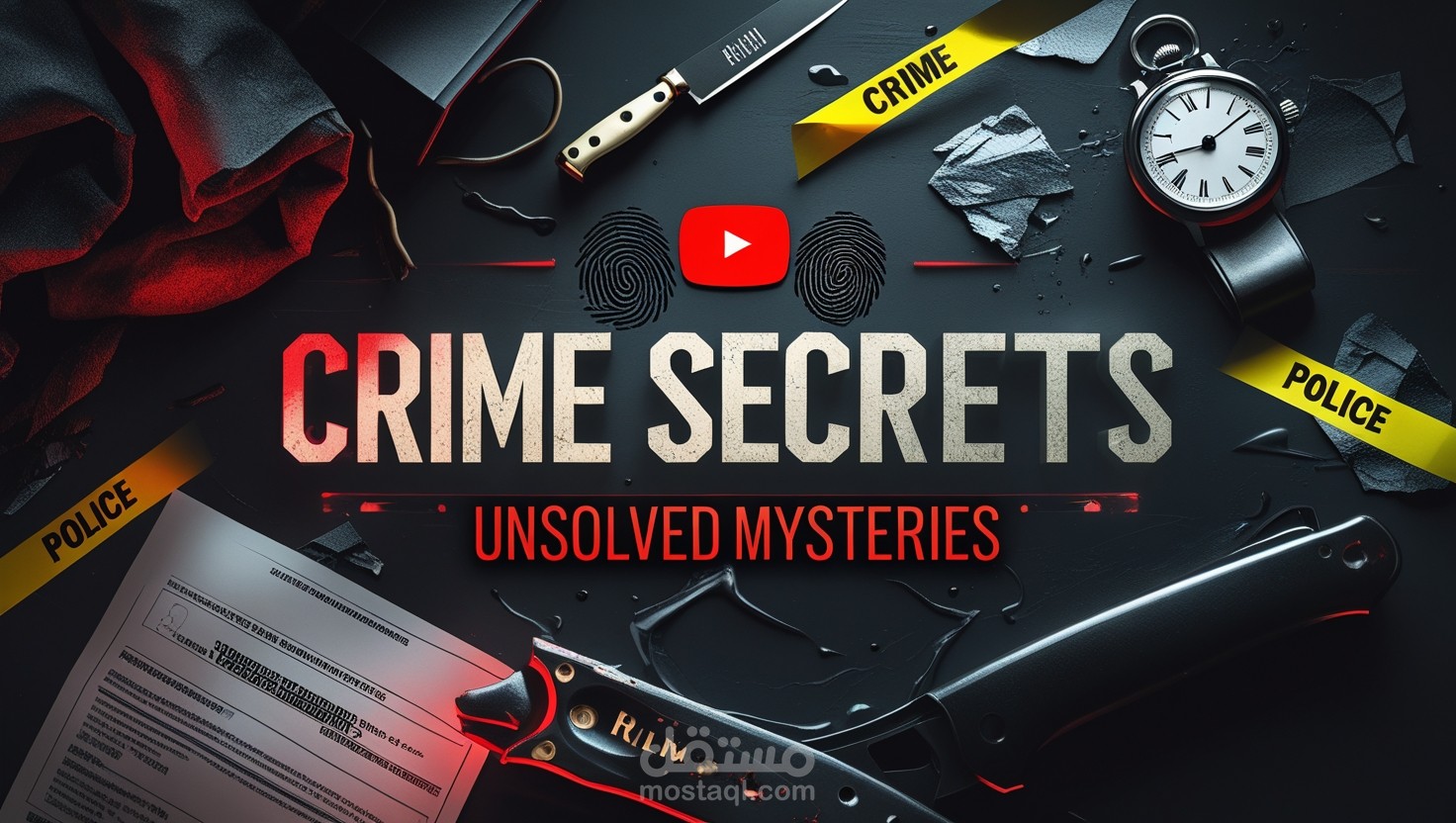 صورة مصغرة لقناة يوتيوب متخصصة بالجرائم