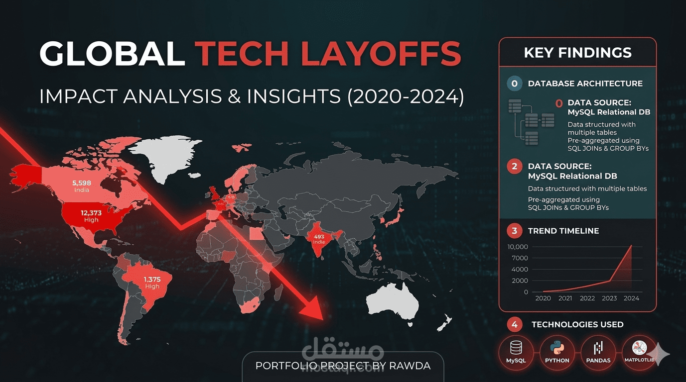 تحليل شامل لظاهرة تسريحات الموظفين في قطاع التقنية العالمي (2020-2024)
