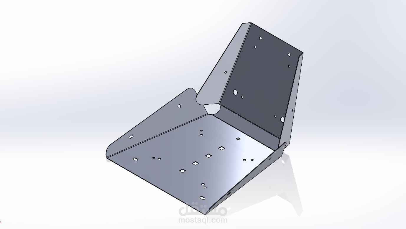 هندسة عكسية لكرسي معدني sheet metal