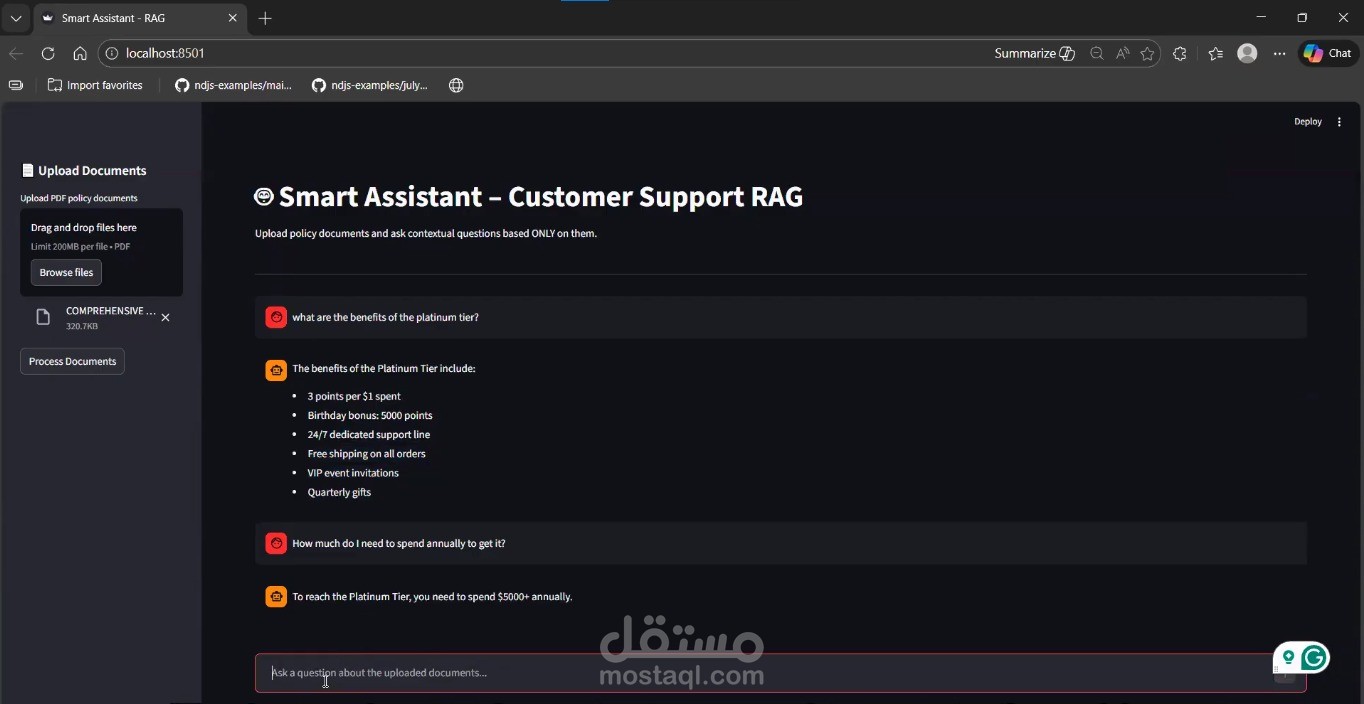 Smart Assistant - Context-Aware RAG System