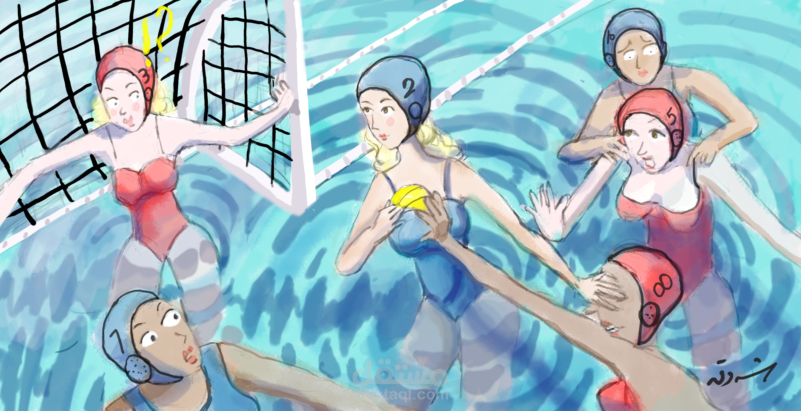 رسم رقمي و يدوي