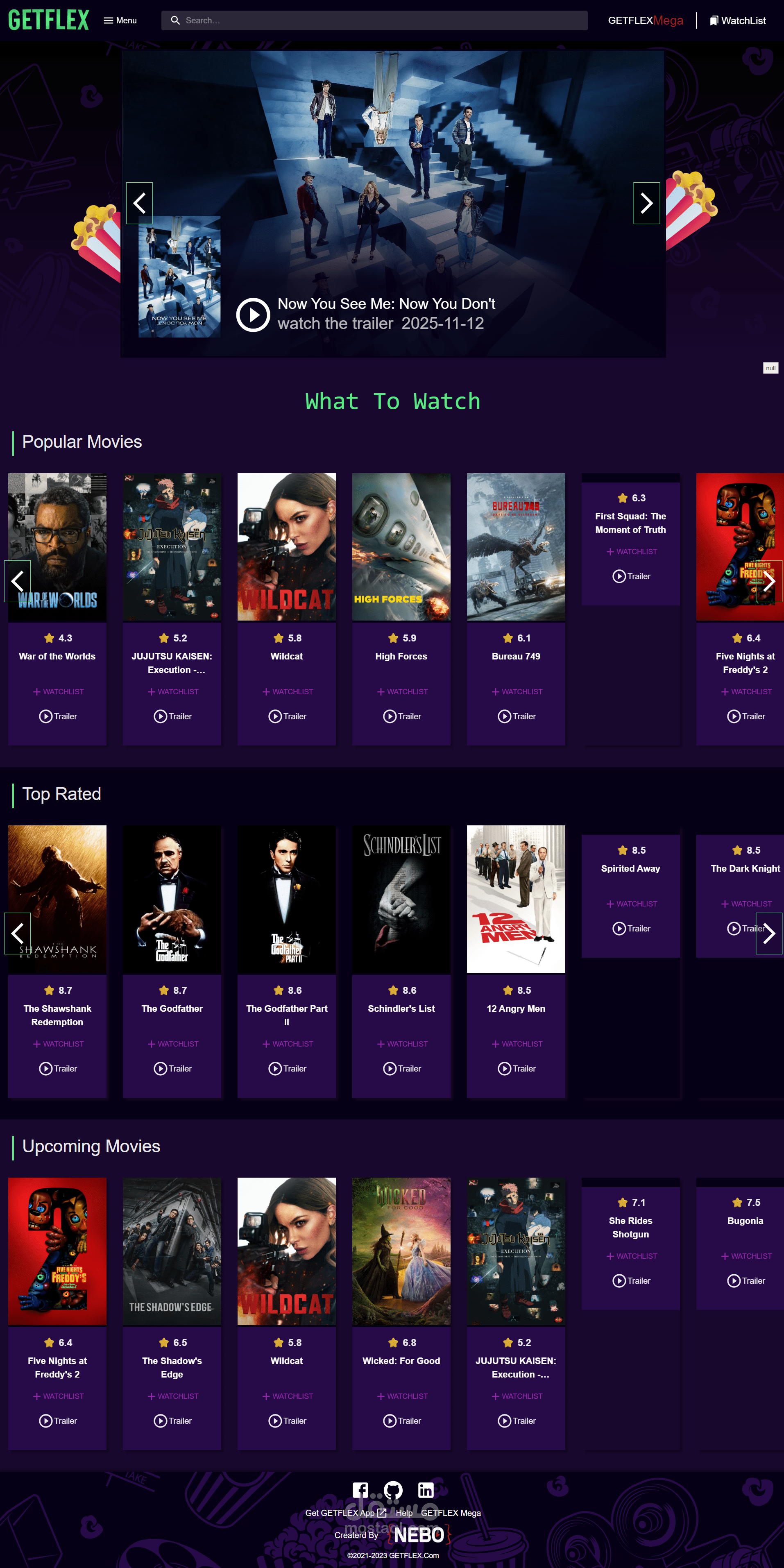موقع عرض الافلام GetFlex