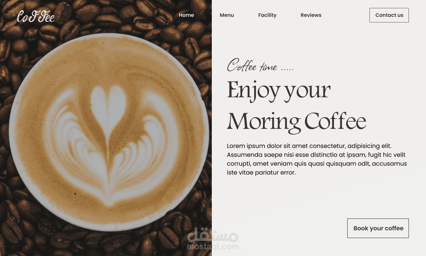 Website Coffee Shop
