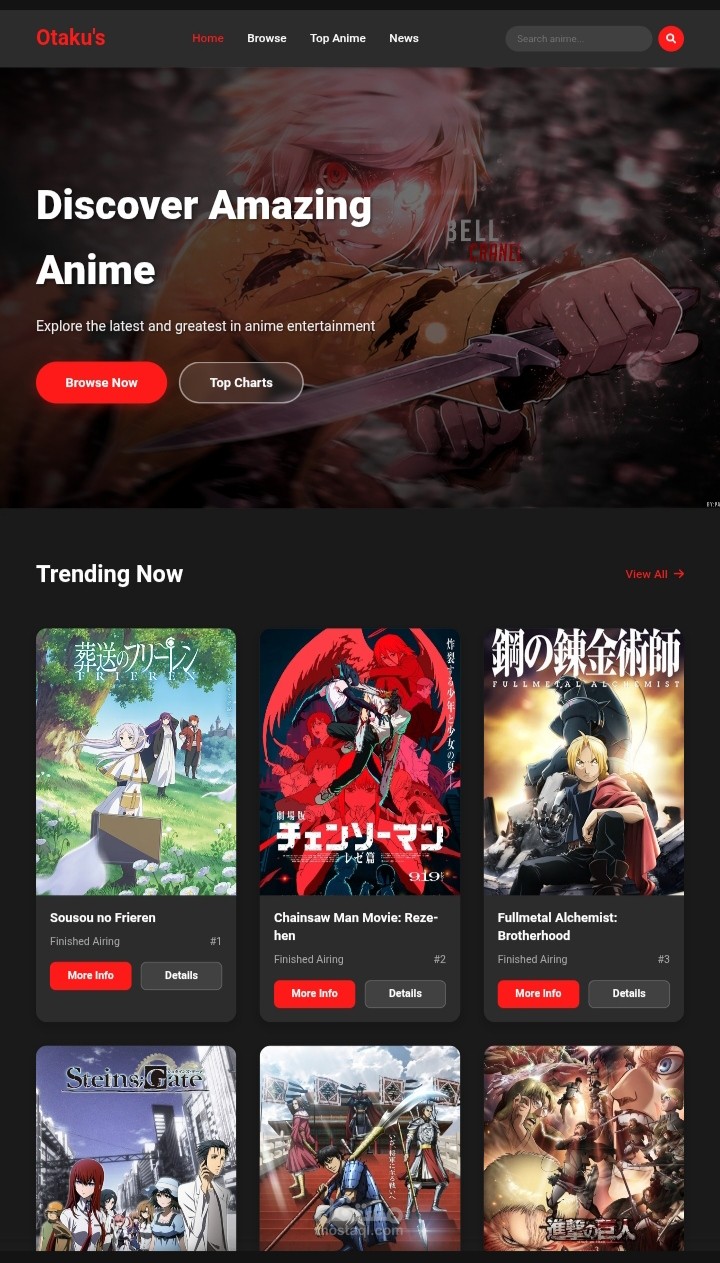 موقع Otaku's للأنمي