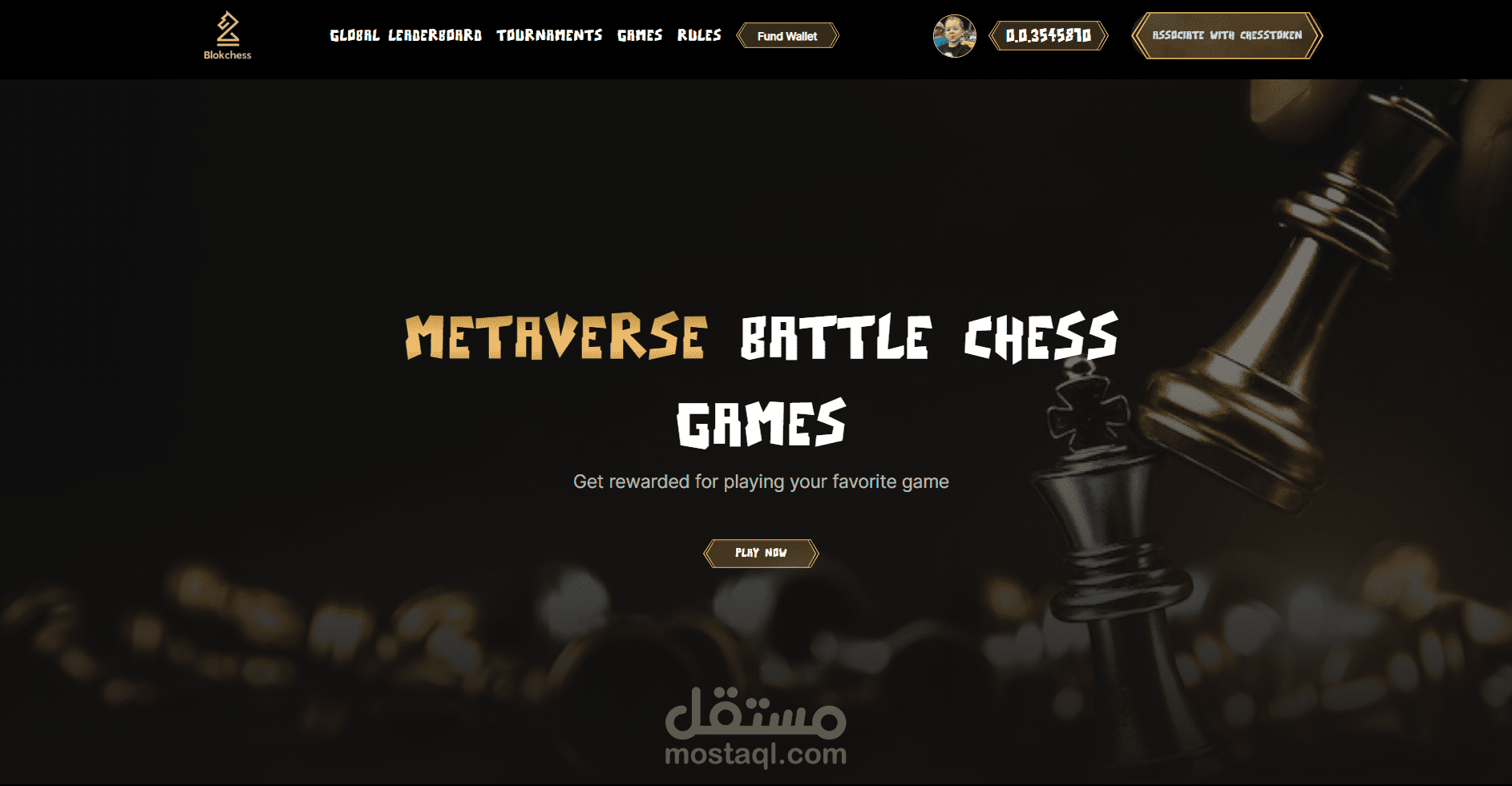 مشروع Block Chess Club