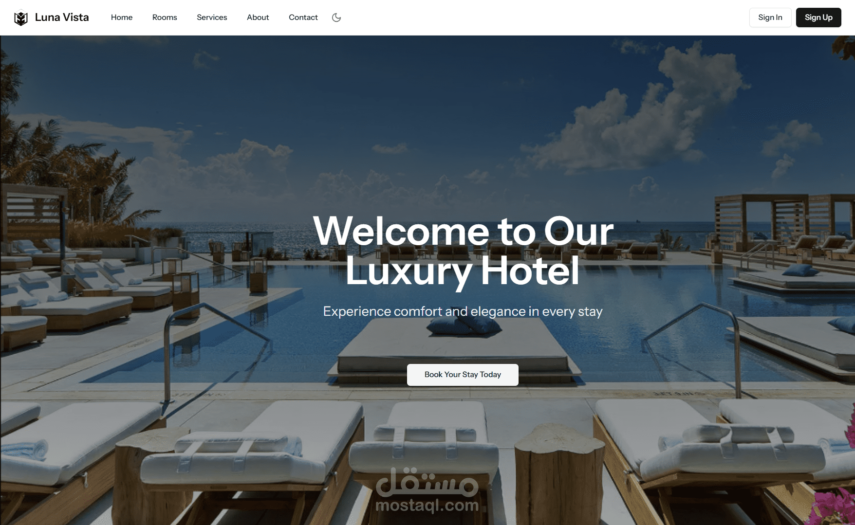 Luna Vista – نظام إدارة فنادق متكامل