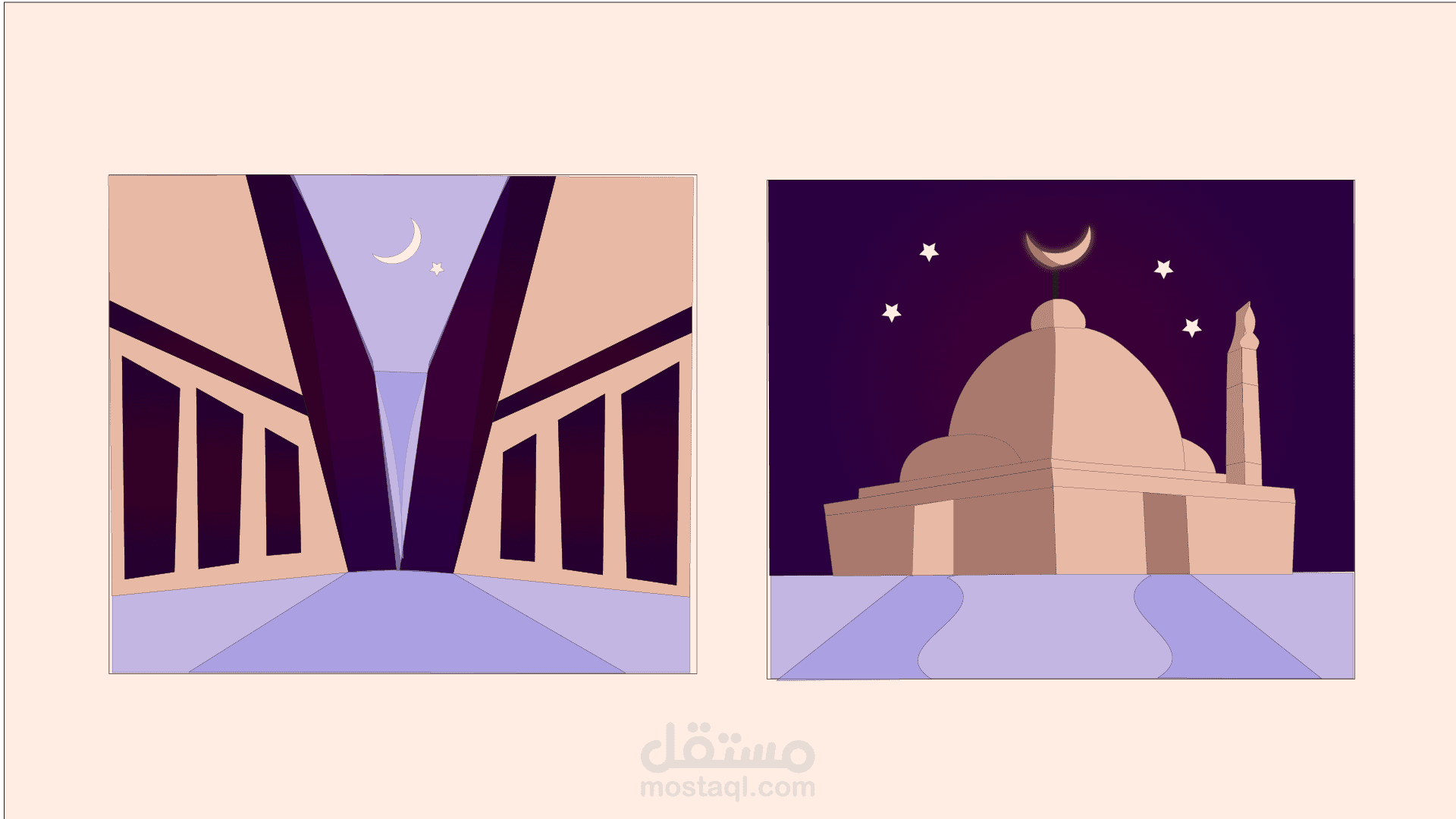 موشن قرافيك عن رمضان بمناسبة قربه