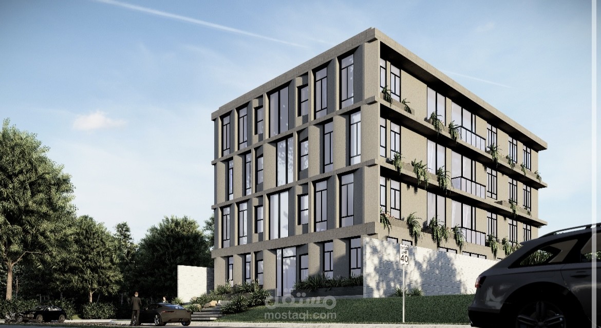 Architectural building renders