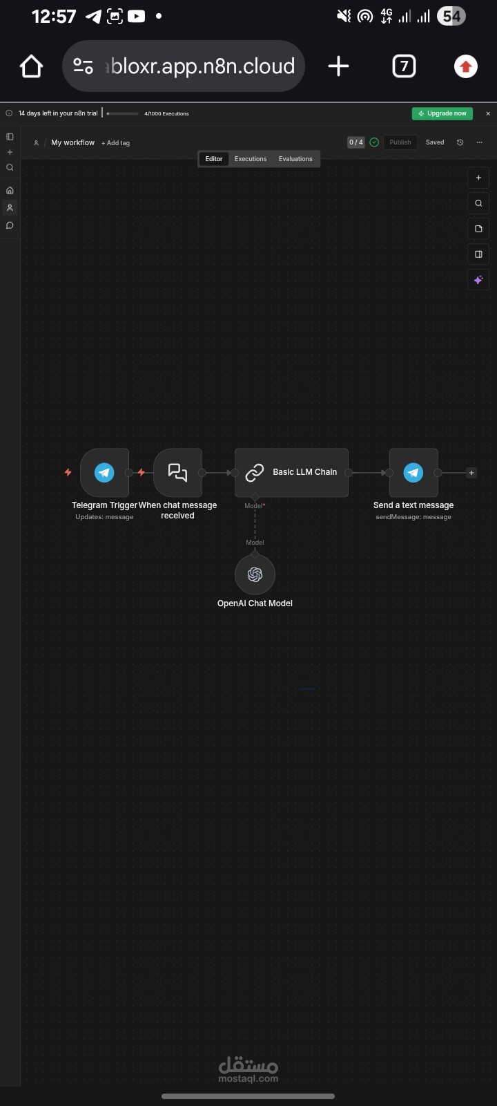 بوت تلجرام ذكي (AI-Powered) لتداول الـ USDT وأتمتة العمليات المالية