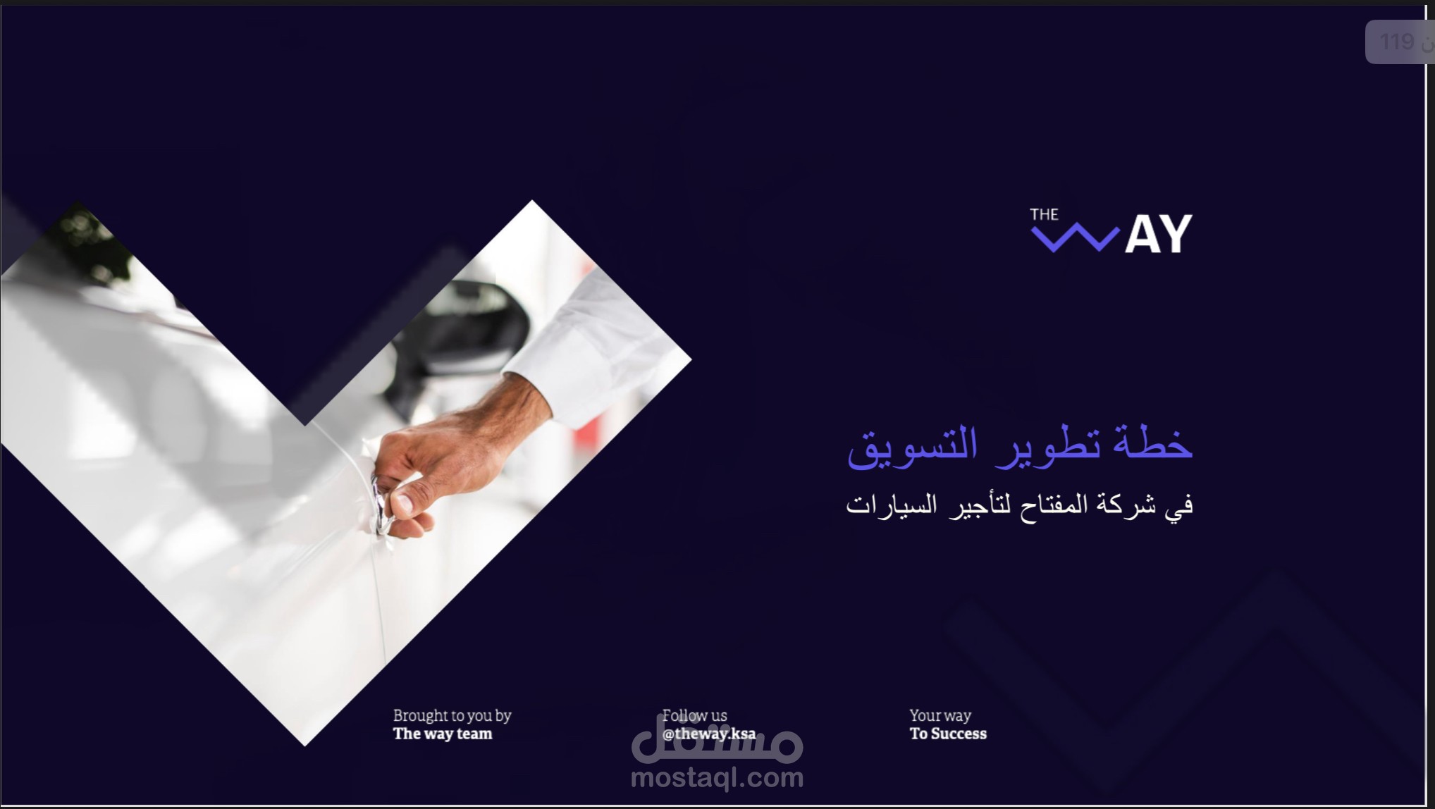 تصميم عرض بور بوينت لخطة سنوية