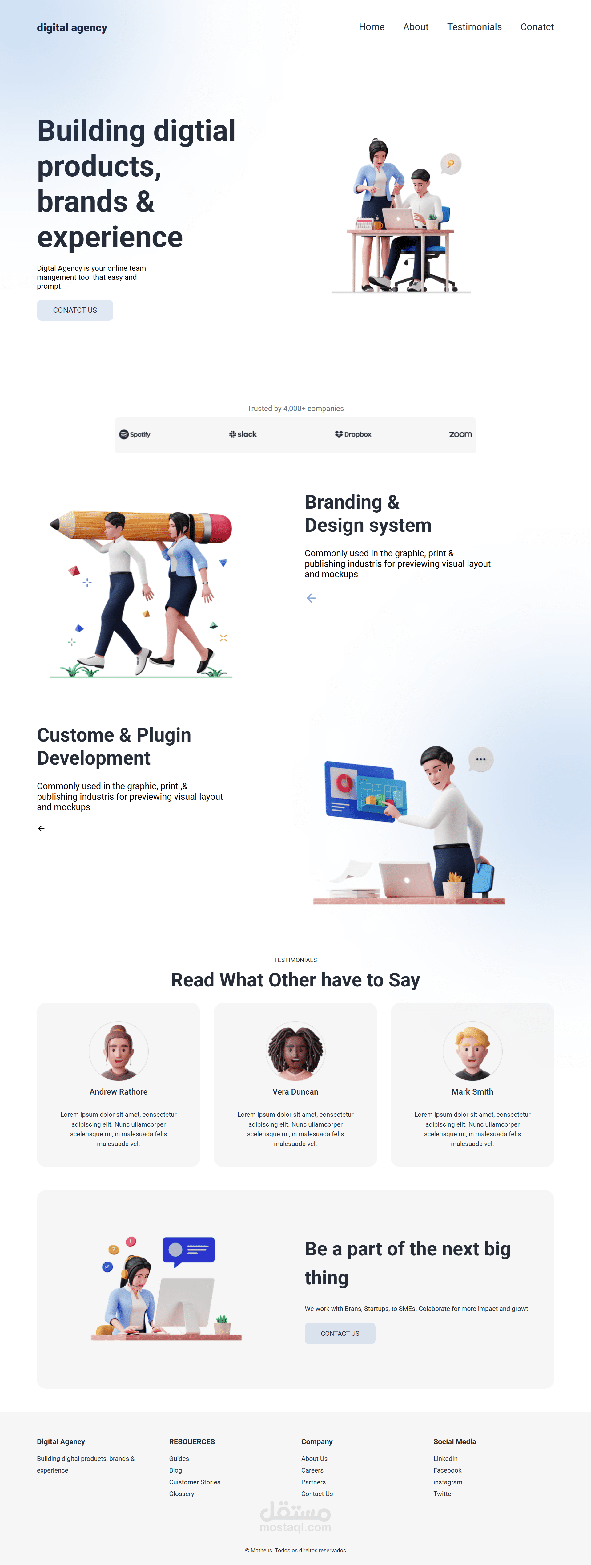 Landing Page