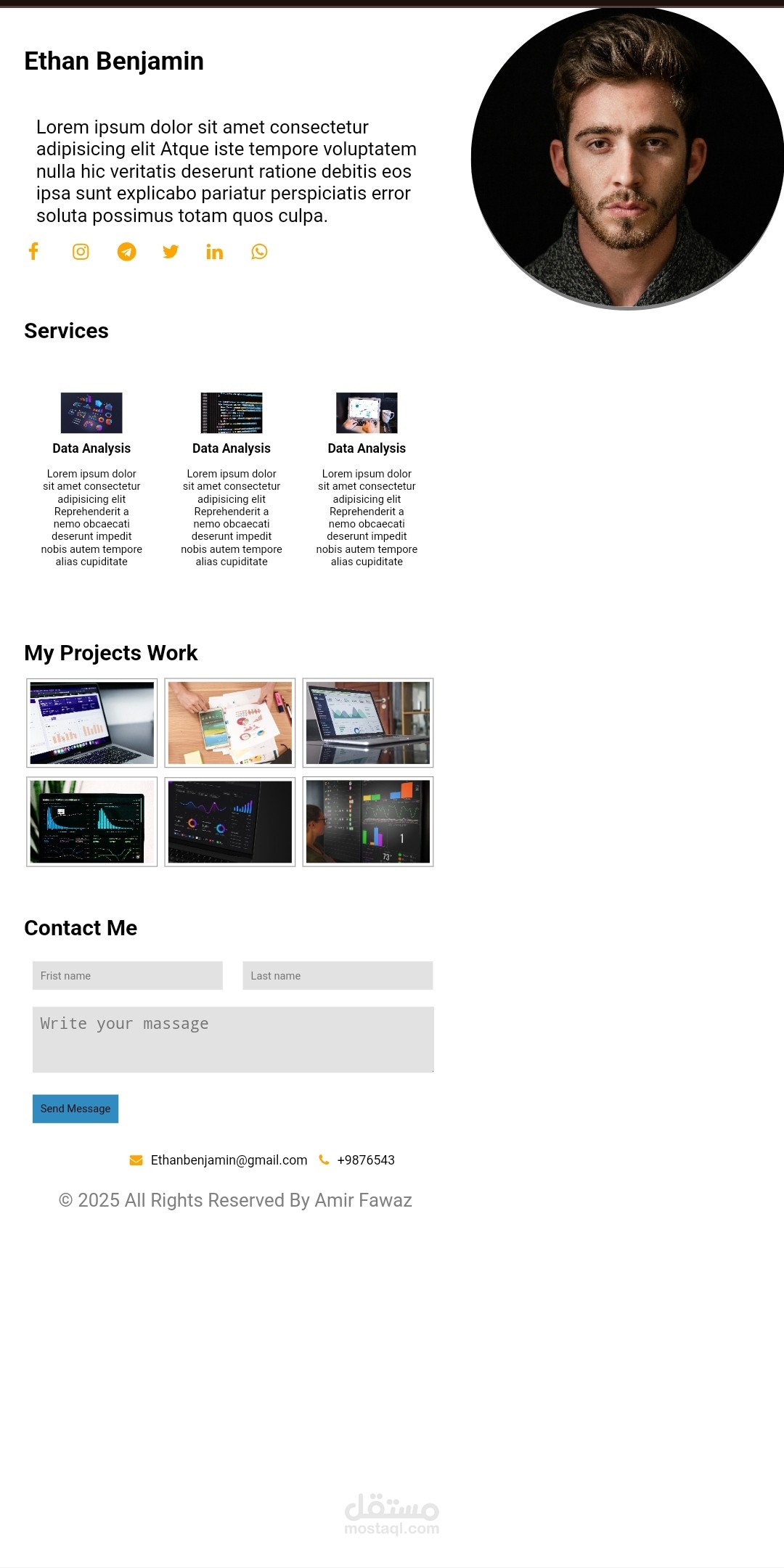 portfolio website