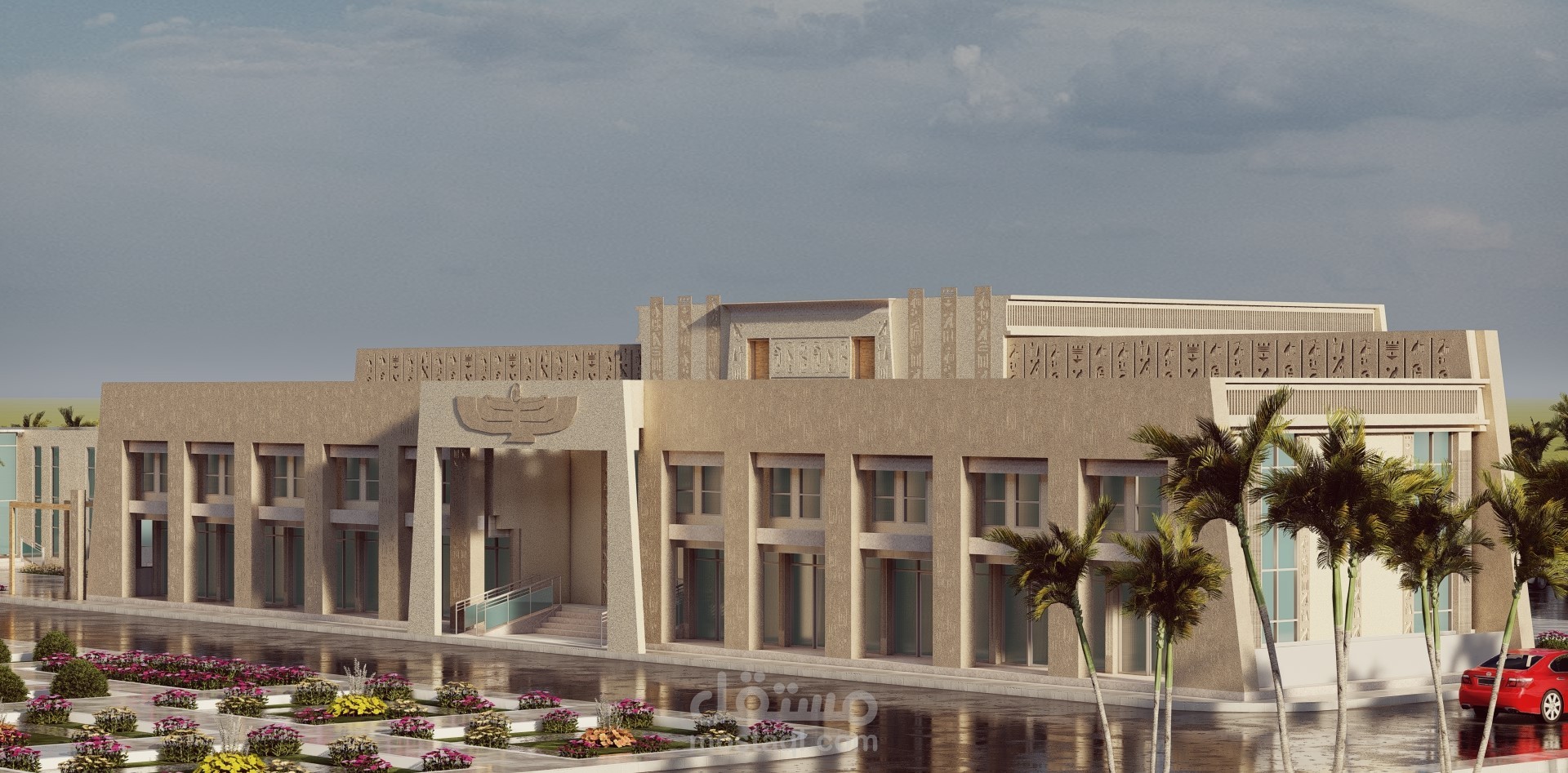 مول تجارى على الطراز الفرعونى