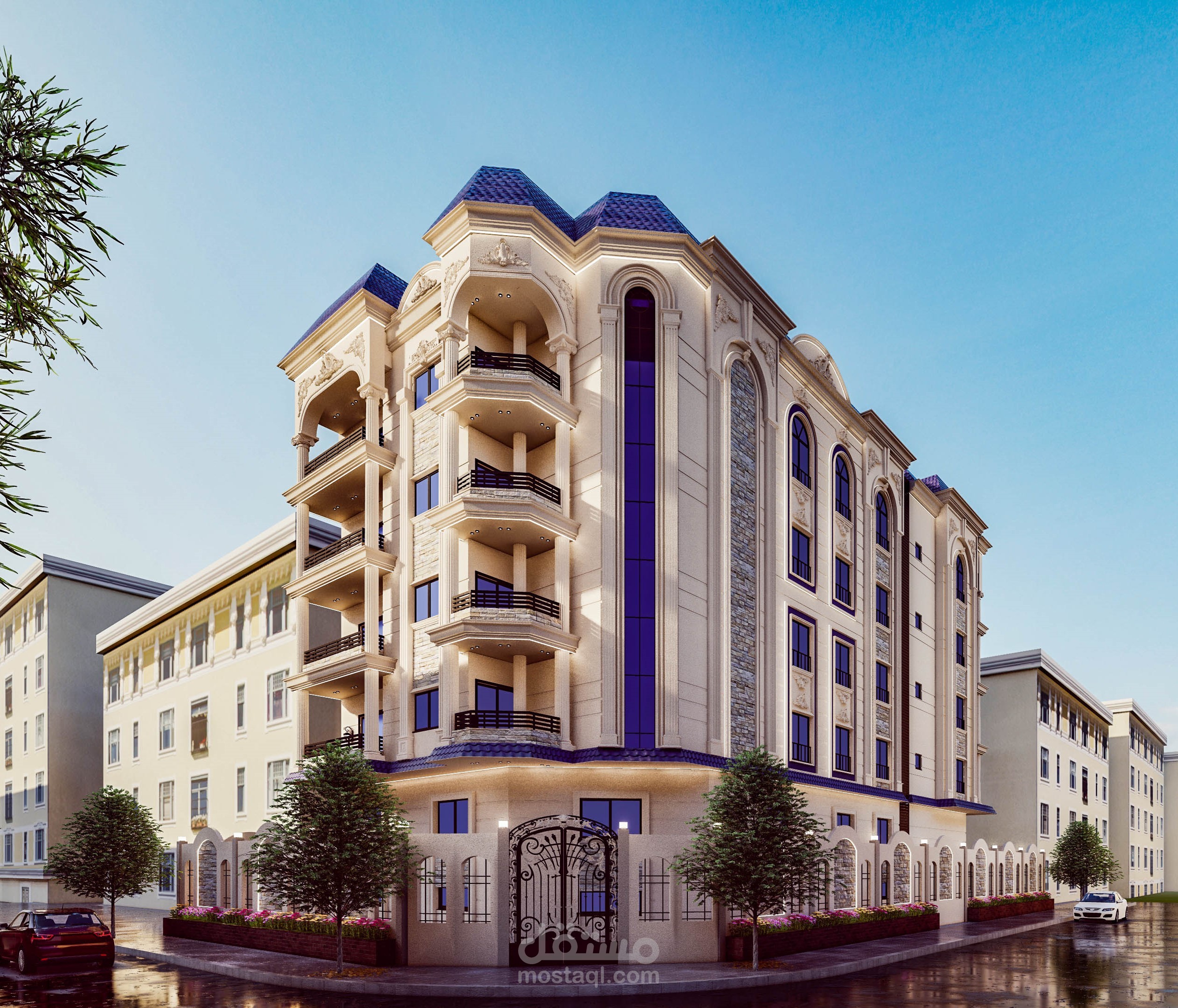 تصميم فيلا كلاسيك