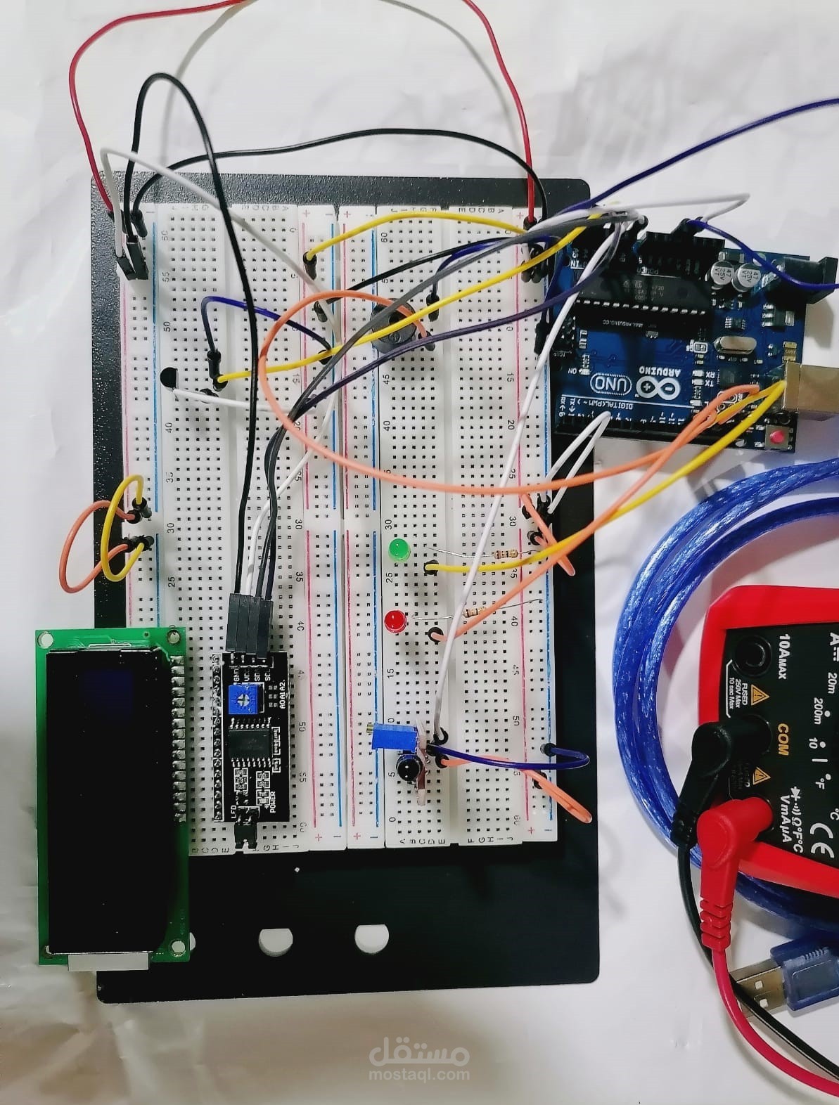 Fire alarm circuit and temperature measurement