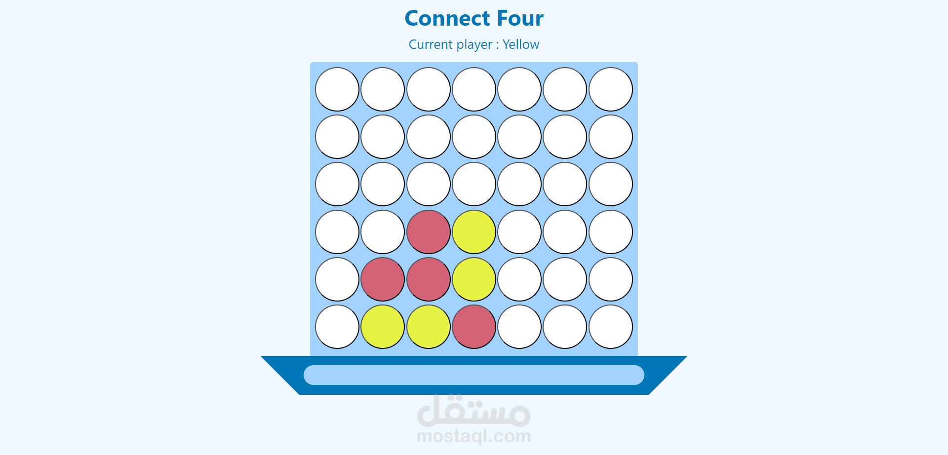 Connect four game