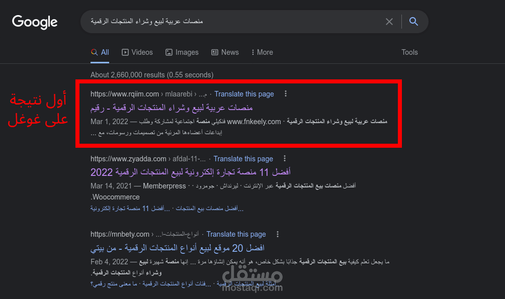 كتابة مقال عن أفضل المنصات العربية لبيع وشراء المنتجات الرقمية