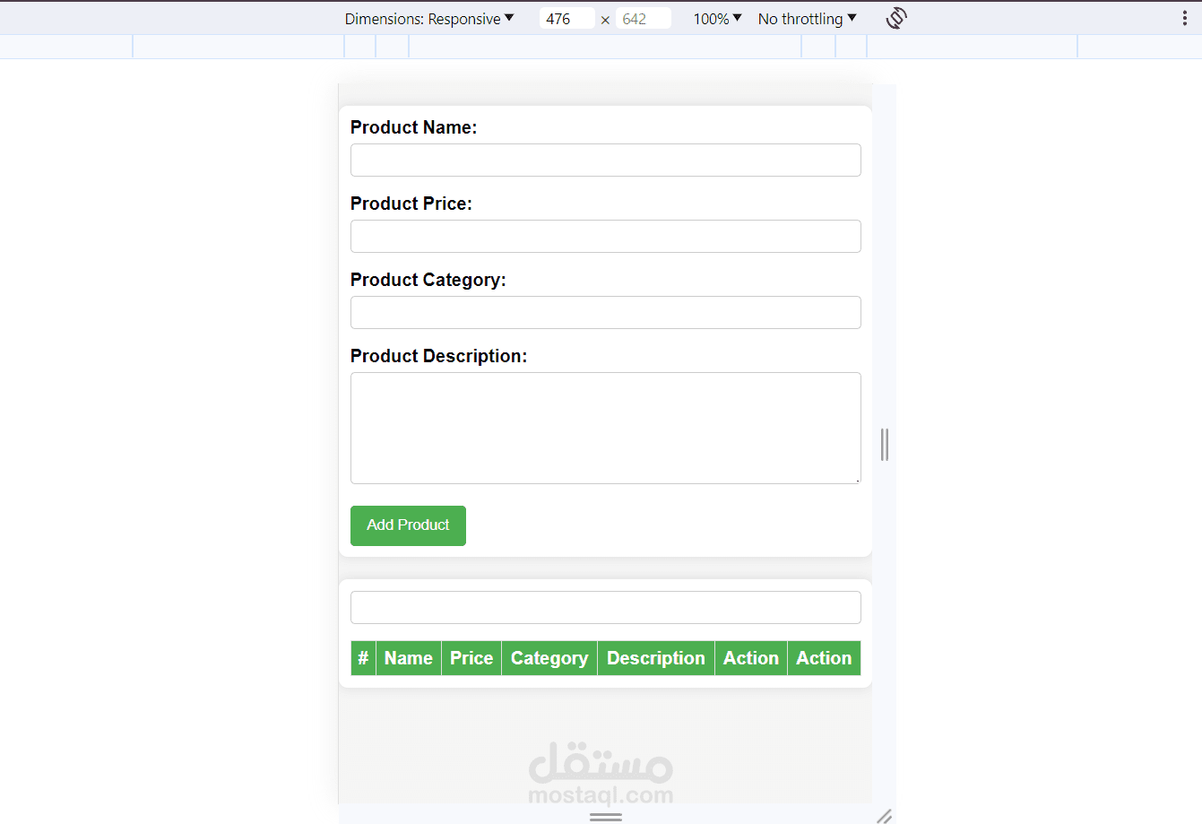CRUDS project (create,retrieve,update,delete,search)