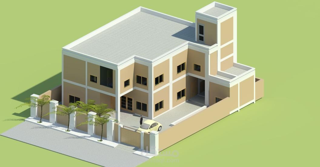 تصميم مبنى سكني