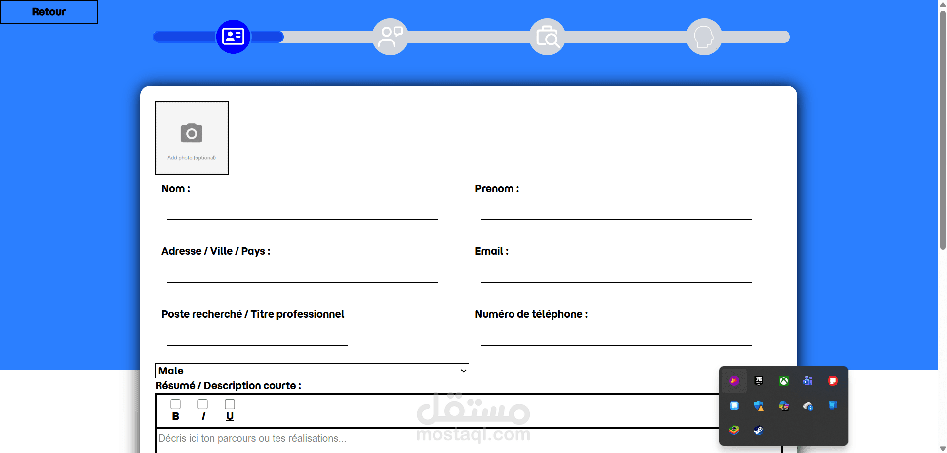 Resum builder Struo CV