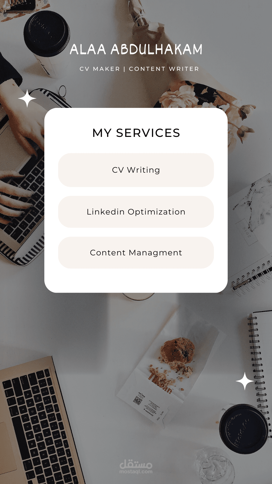 خدماتي | My Services