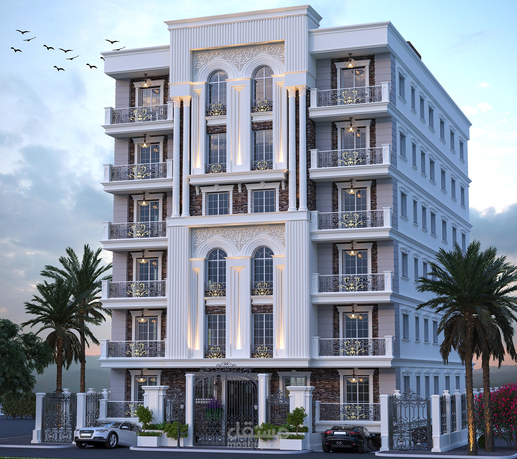 واجهة عمارة سكنية