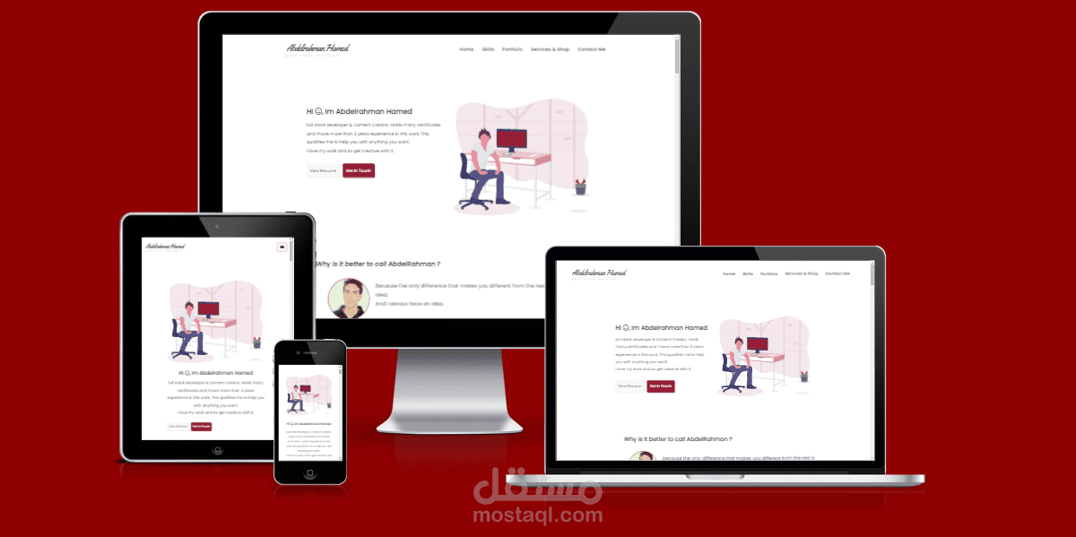 (معرض الأعمال) Portfolio