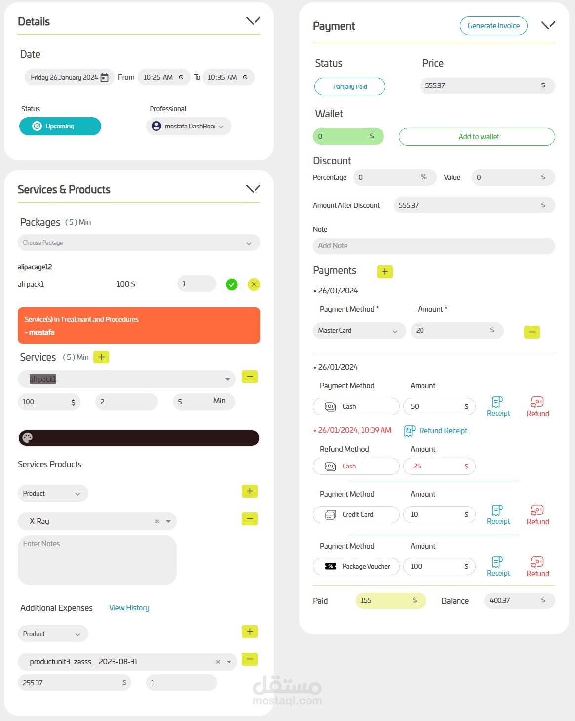 Service And Payments