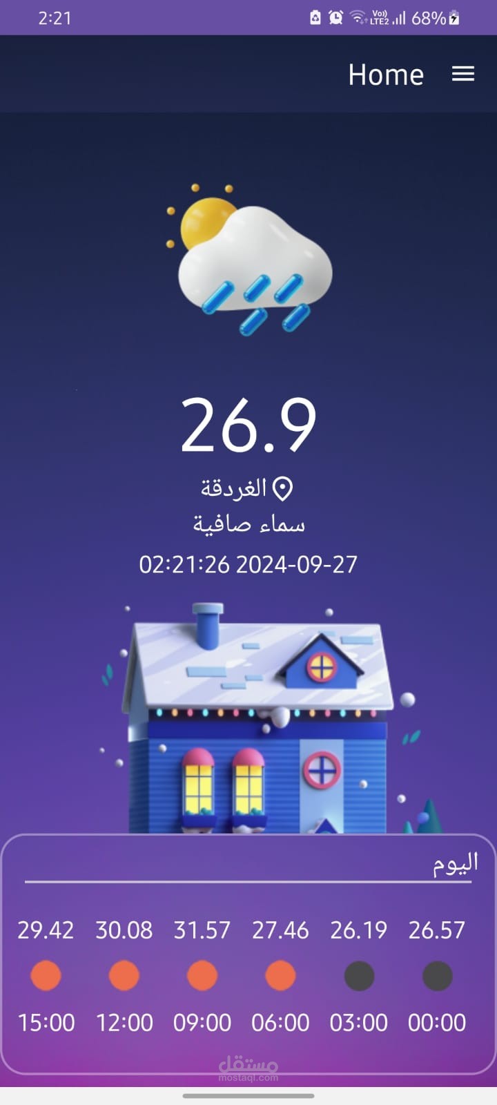 weather forecast mobile application