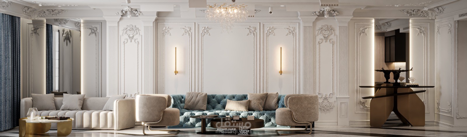Reception and dinning  في التجمع في مصر