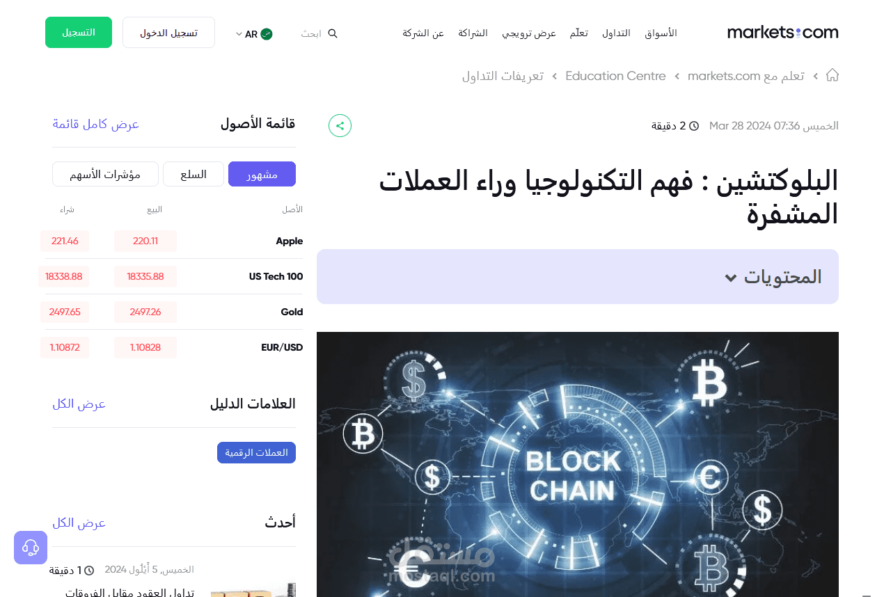 ترجمة مقالات لشركة فوركس
