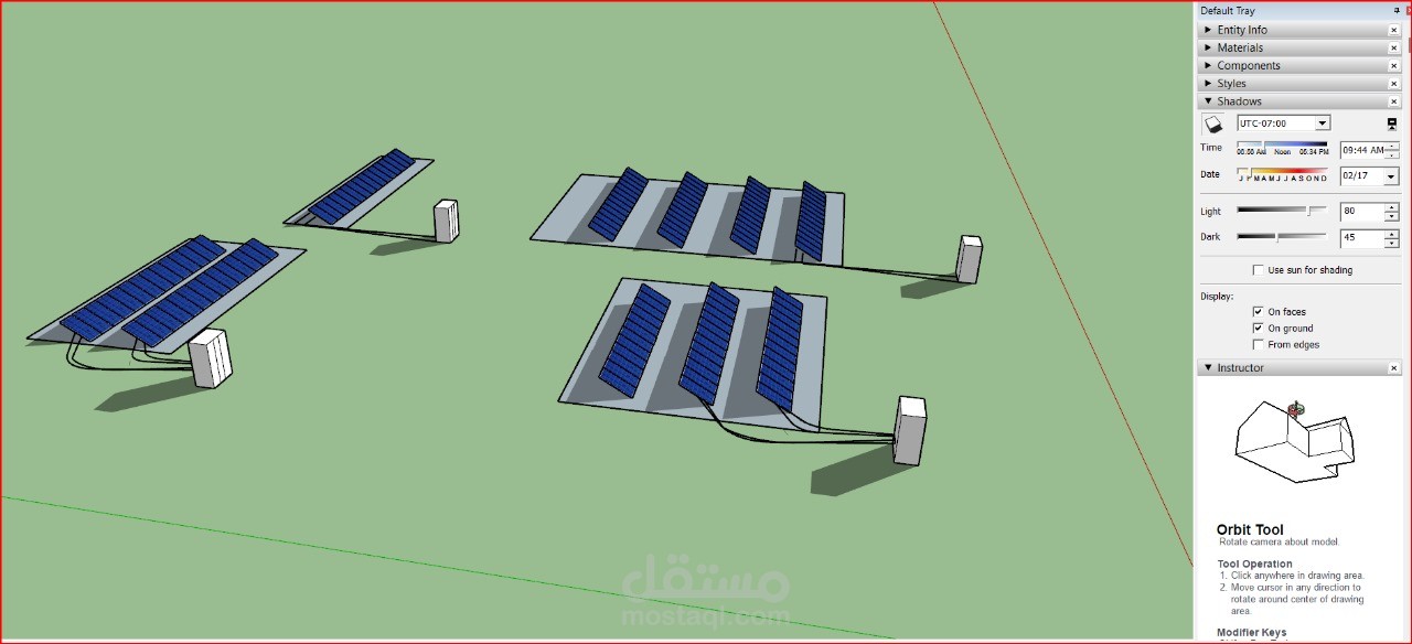 Pv system design on sketch up