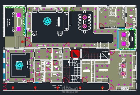 انارة فيلا  2D