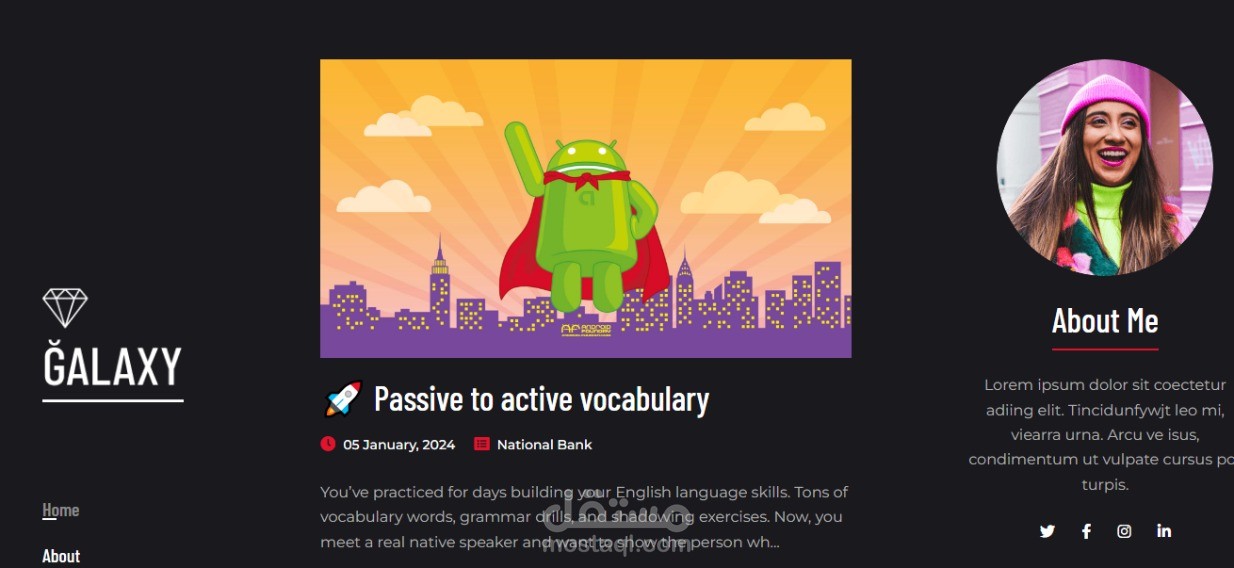 PHP Blog - منصة تدوين بسيطة وأنيقة من دون استخدام اي framework | مع لوحة تحكم
