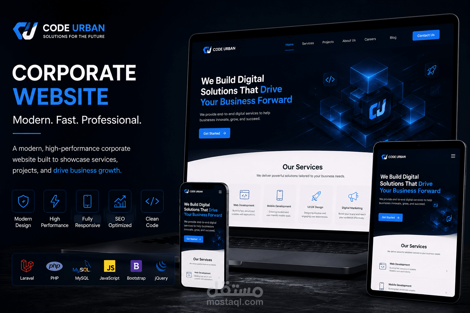 Corporate Website & Digital Services Platform