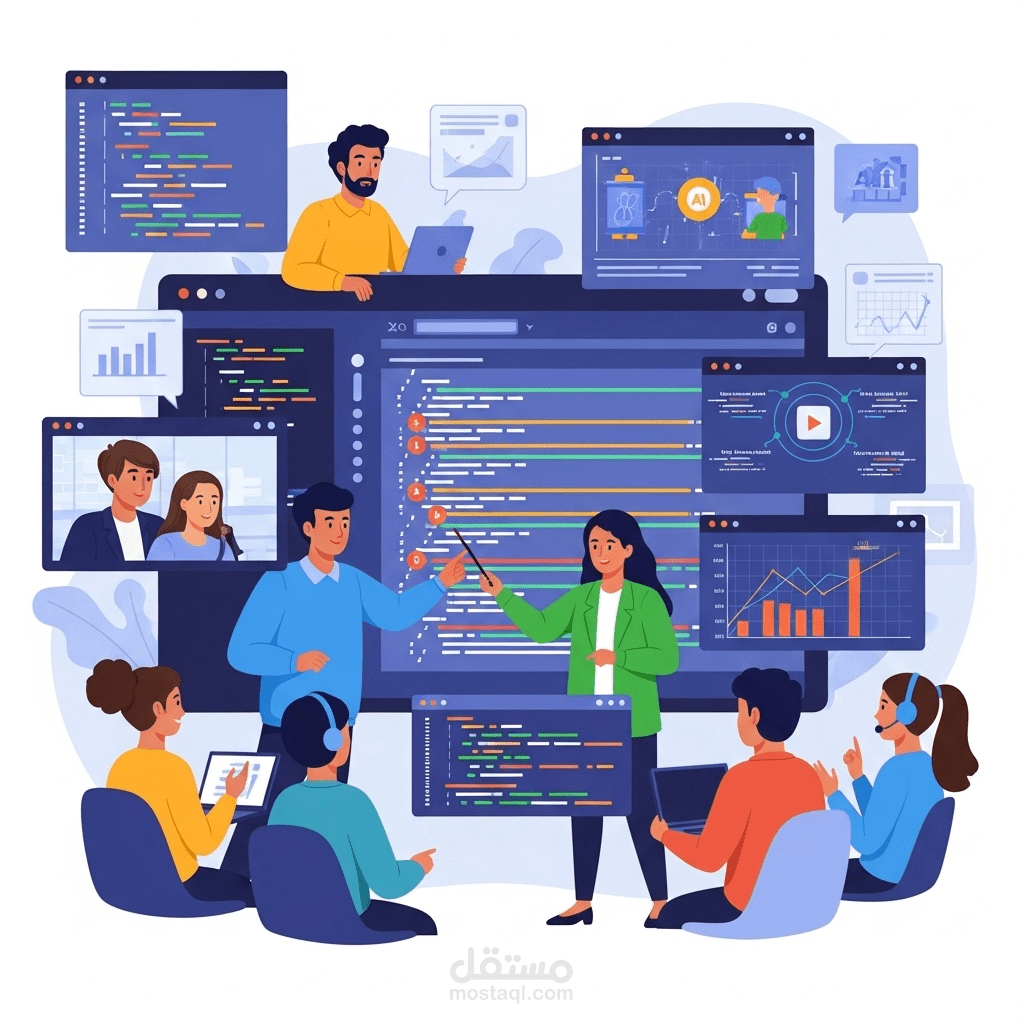 تدريب واستشارات ذكاء اصطناعي وتعلم آلي للمبتدئين والمحترفين