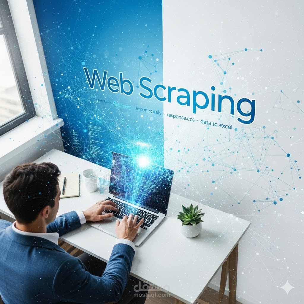 Web Scraping متخصص لجمع بيانات من المواقع بكفاءة 100%