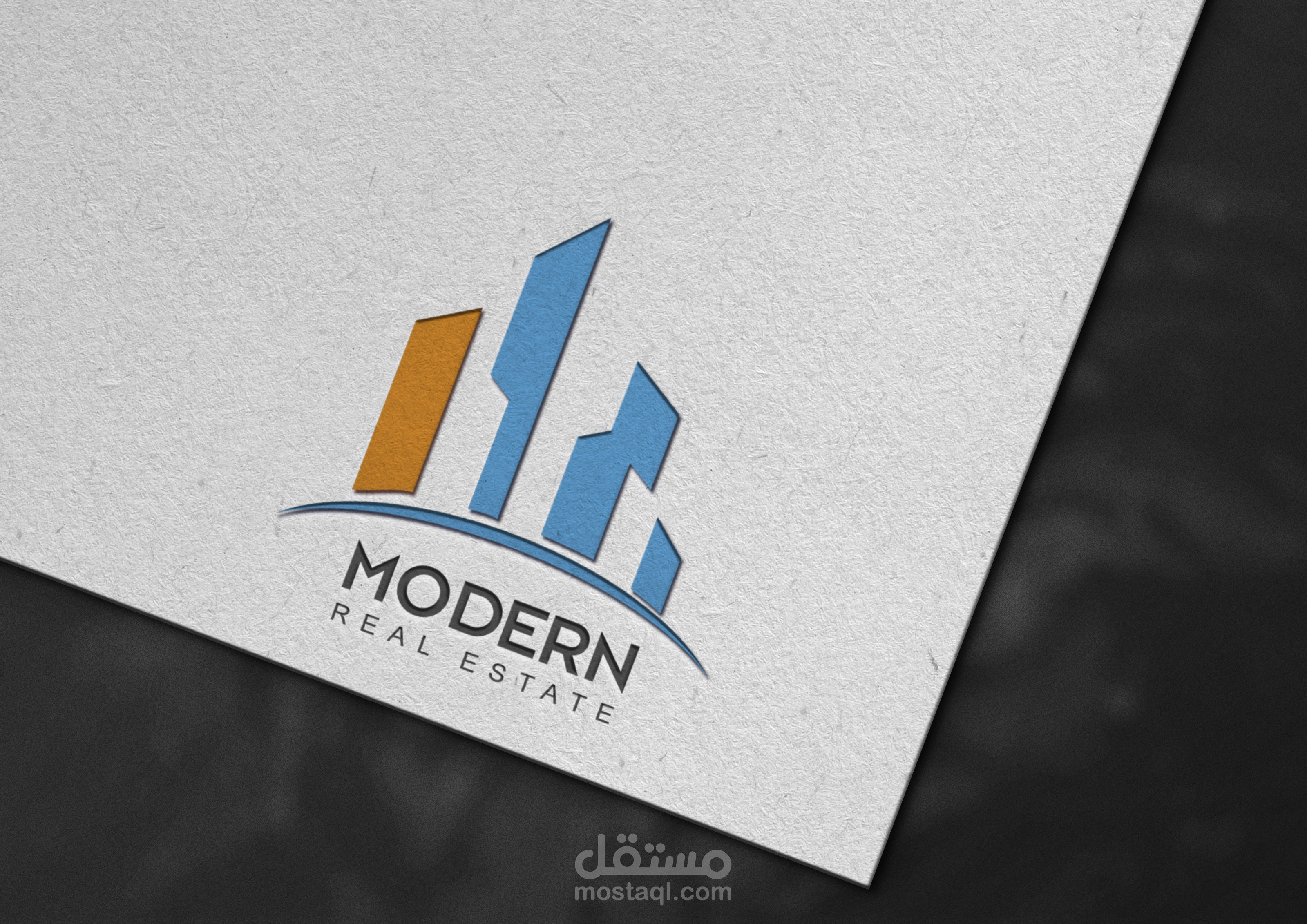 modern real state logo