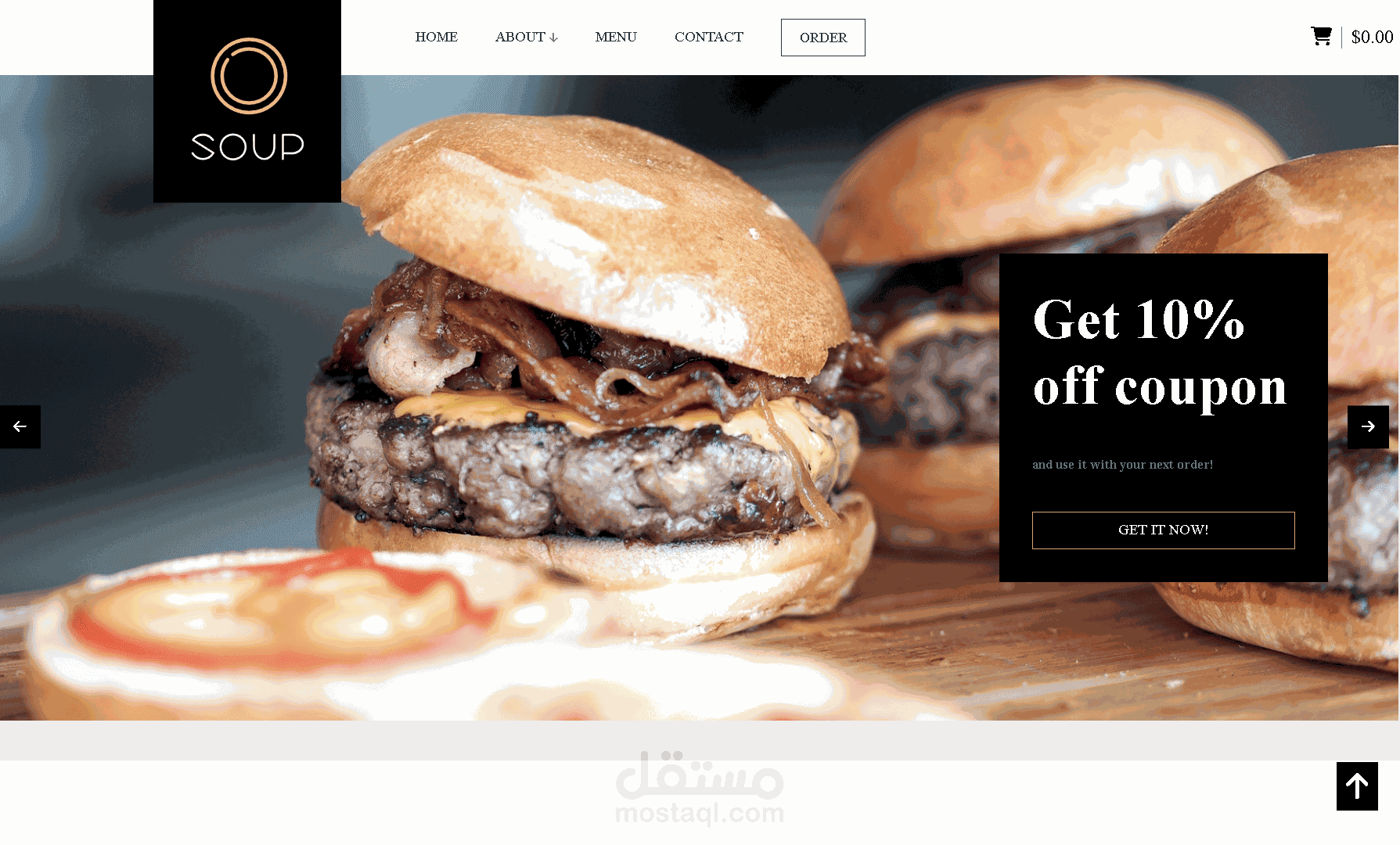 Restaurant website