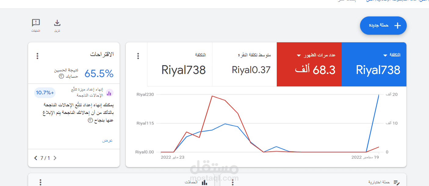 حملة اعلانيه في قوقل