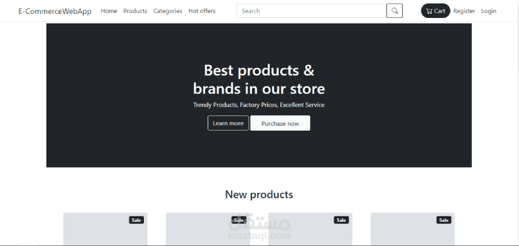 Asp.net MVC E-commerce website