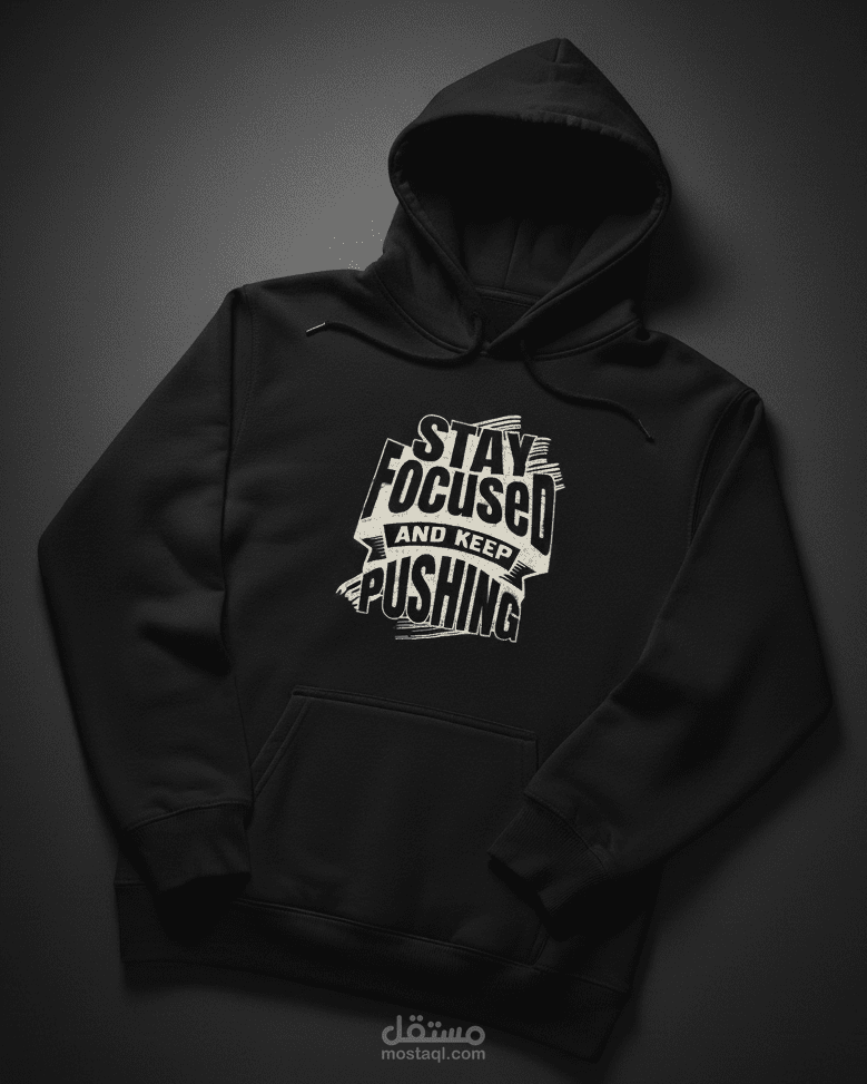 "معرض مشاريع سابقة: تصميم تيشرتات عصرية (Streetwear) بنمط جرافيك إبداعي"