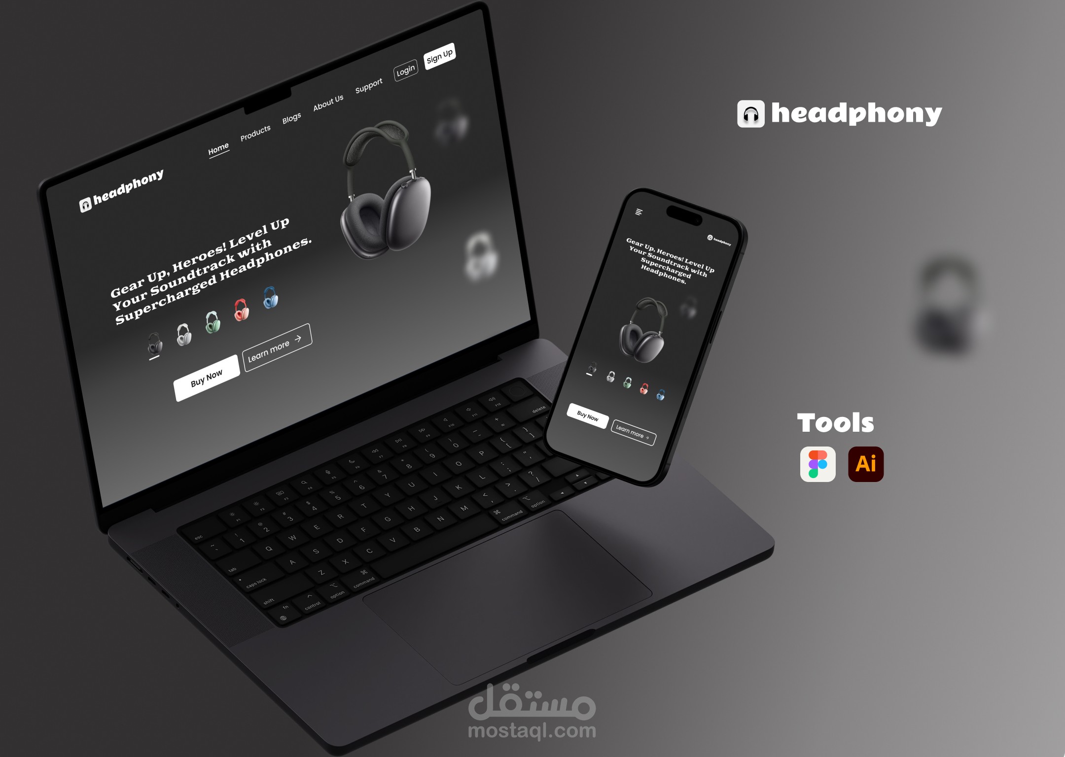 Headphony E-Commerce Website