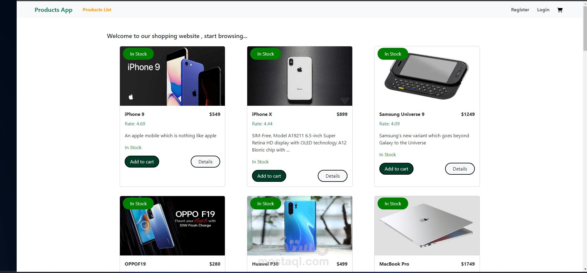 E-Commerce Website