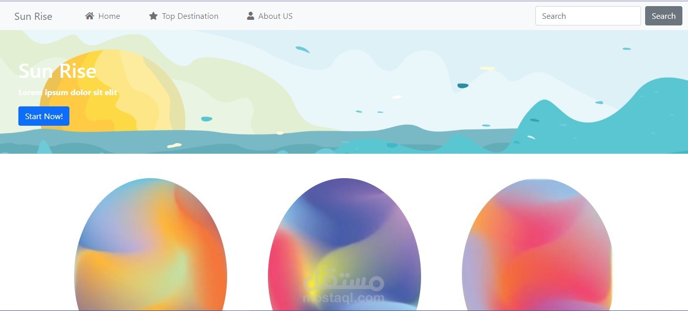 Responsive Website using bootstrap