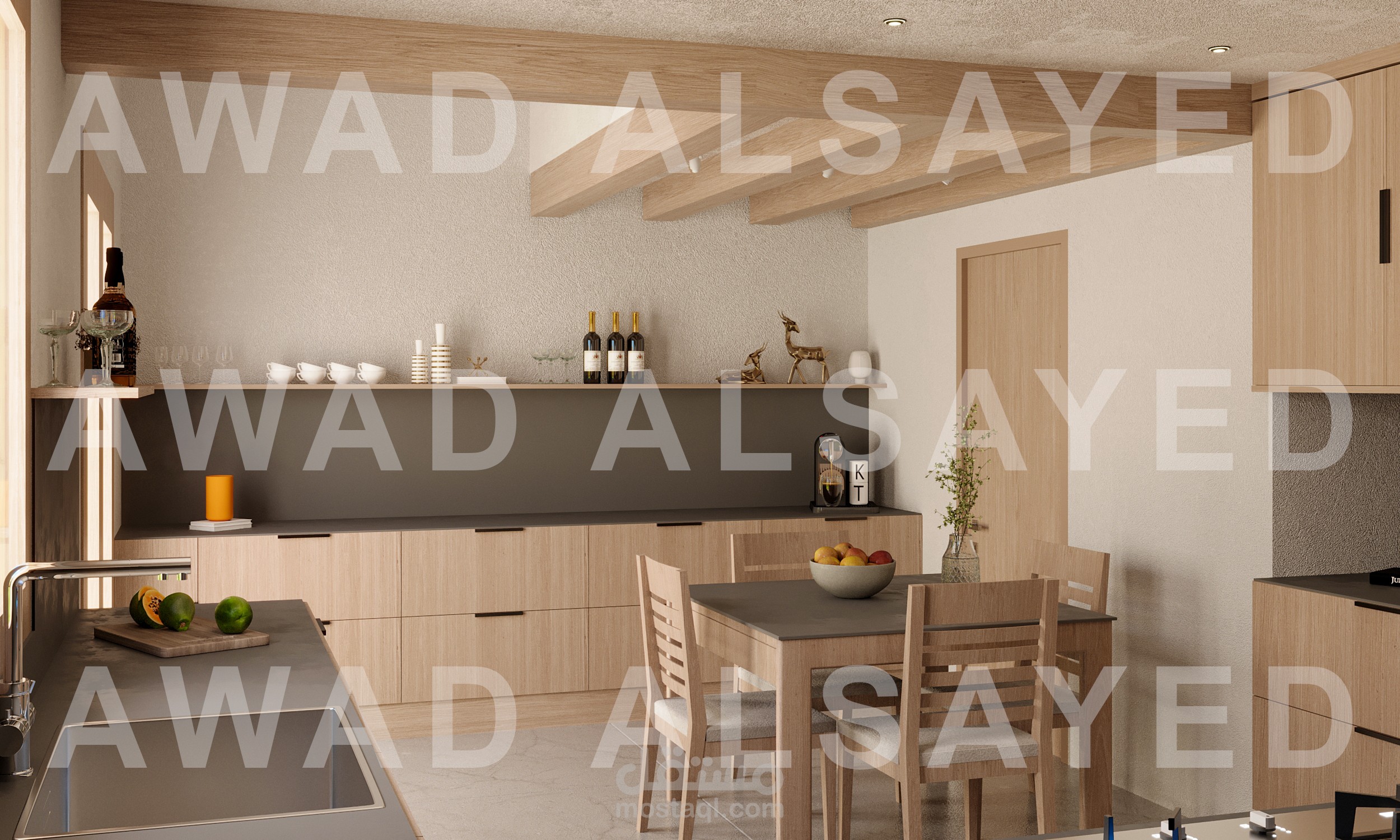 تصميم داخلي لمنزل صغير- باريس