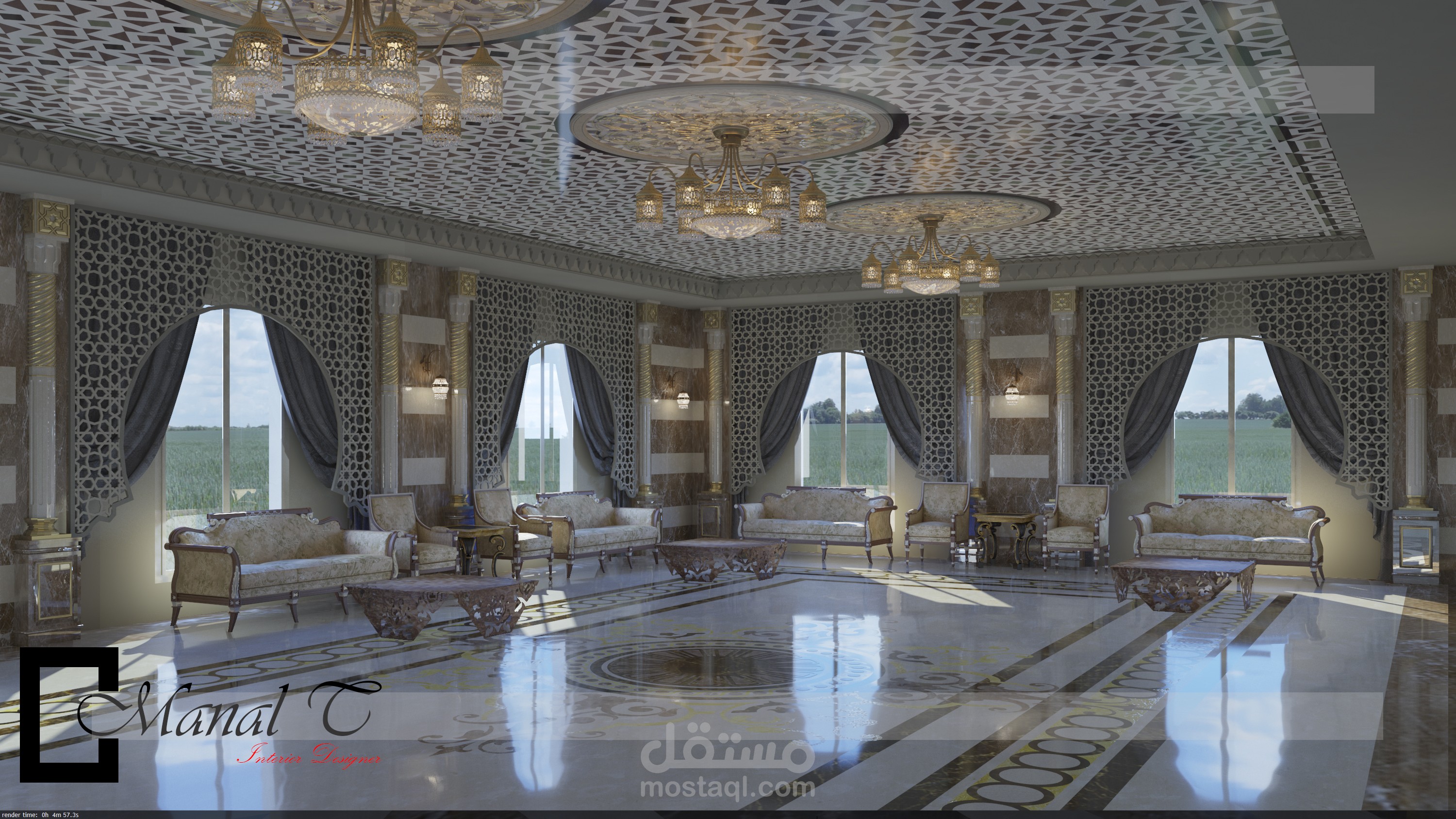 تصميم استراحة فى السعودية العربية
